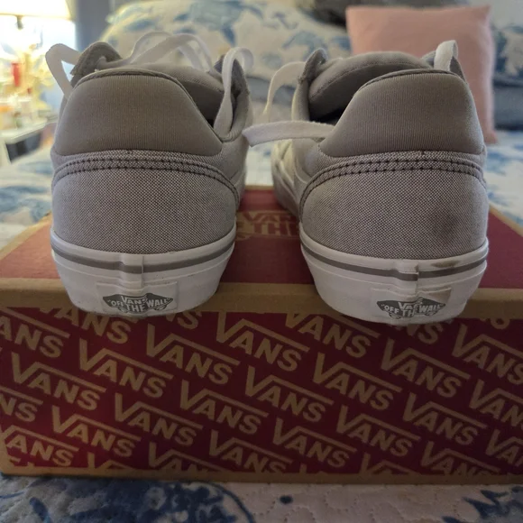 Vans Gray Sneakers Size 8.5 - Picture 4 of 5